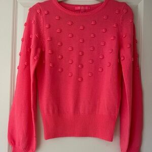 Lilly Pulitzer hot pink sweater